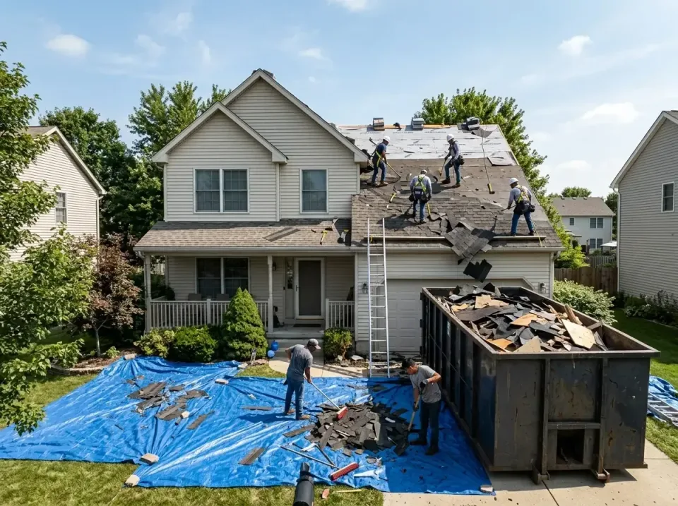 roof-replacement-debris-remova-004 — frequently asked questions, Cheapest Dumpster Rentals in Savoy, IL
